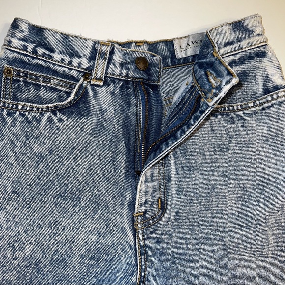 Lawman Group International Vintage High Waist Acid Wash Jeans Sz 5 - Picture 4 of 16